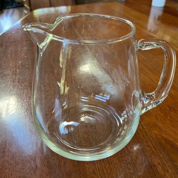 Vintage Blown Glass Pitcher - Picture 3 of 9